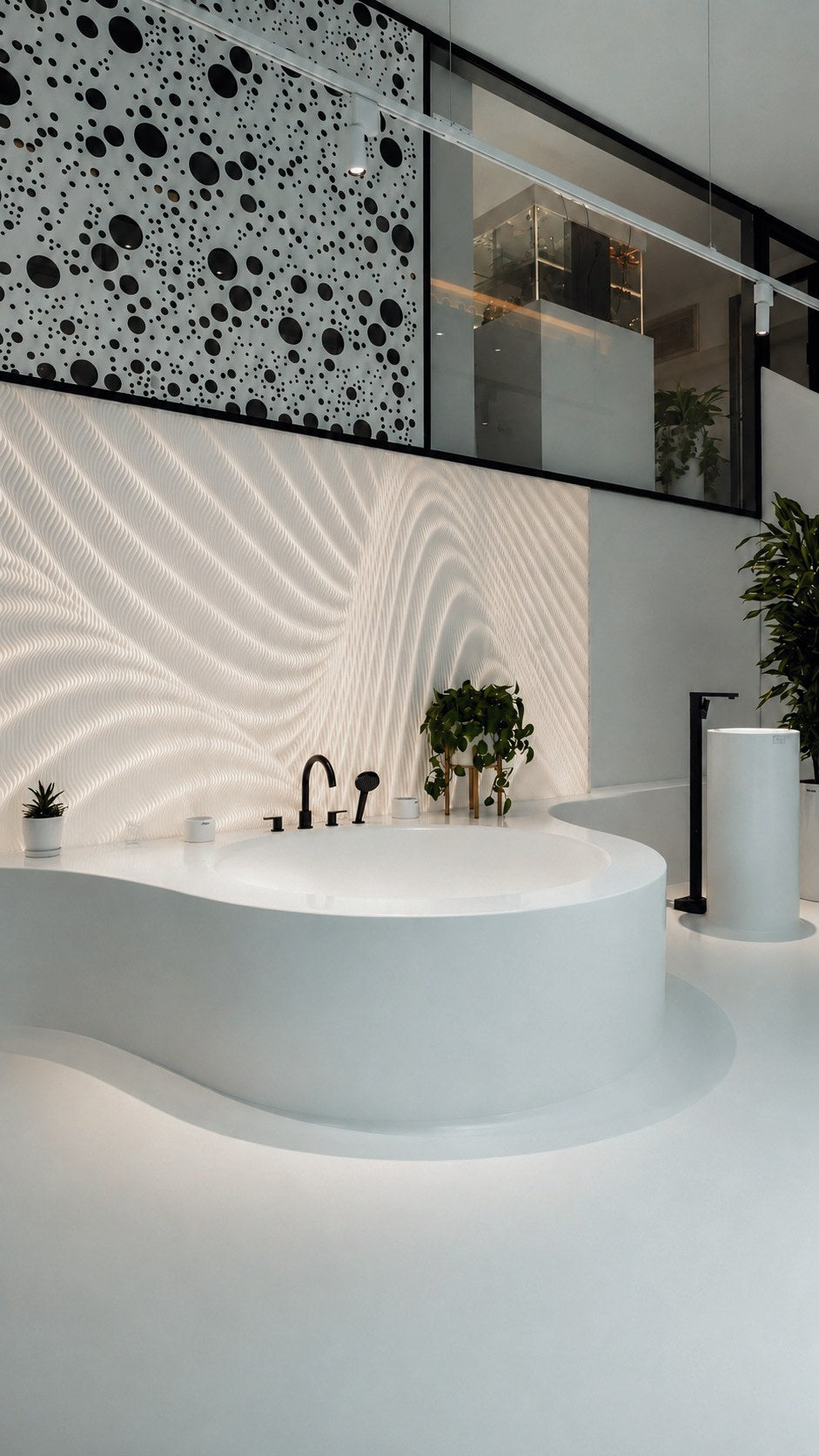 Округлая ванна для SPA